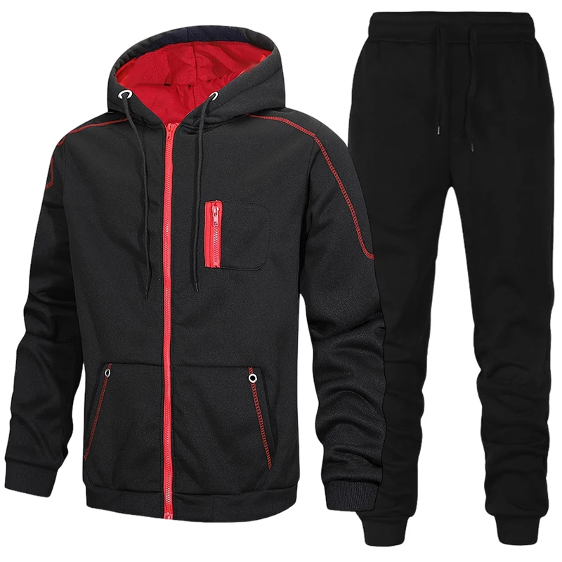 Fashion Men's Tracksuit Casual - Outdoor Sport Winter Jacket ulasan dan harga